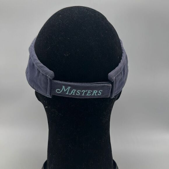 American Needle 2019‎ Masters Visor Blue Hook And Loop Adjustable Closure - Picture 3 of 5